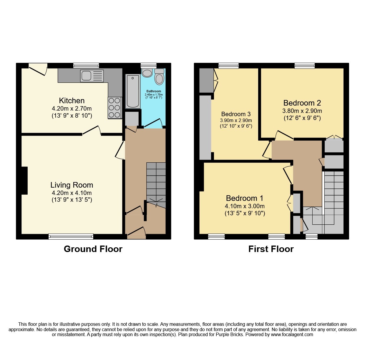 3 bedroom terraced house for sale, Deerpark, Sauchie, Fishcross, FK10 3LL