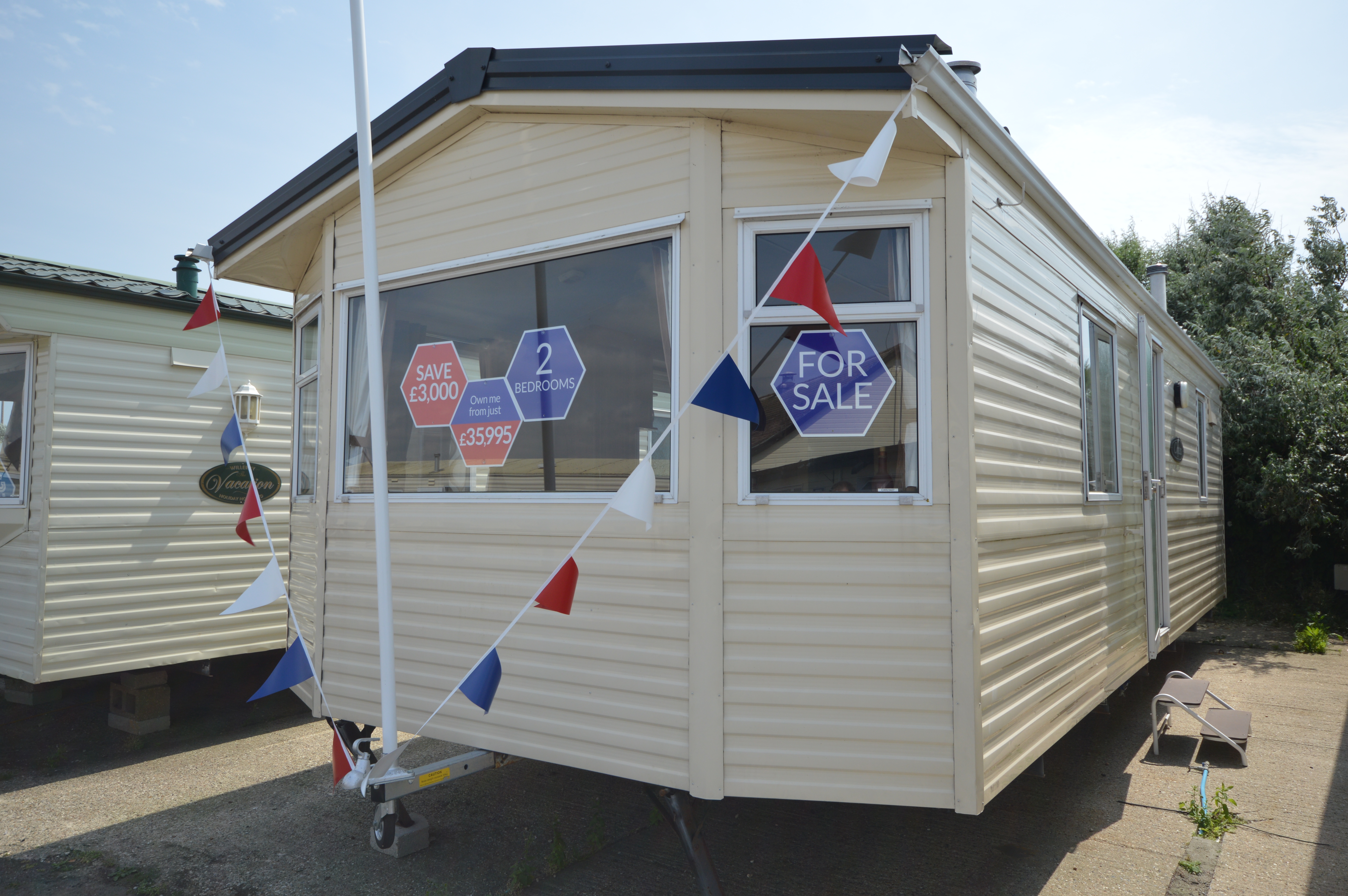 2 bedroom caravan for sale, Romney Marsh, Burmarsh, TN29 0JX